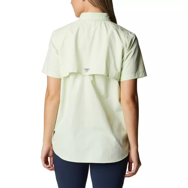 imageColumbia Womens PFG Bahama II UPF 30 Short Sleeve Fishing ShirtLight Lime
