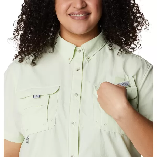 imageColumbia Womens PFG Bahama II UPF 30 Short Sleeve Fishing ShirtLight Lime