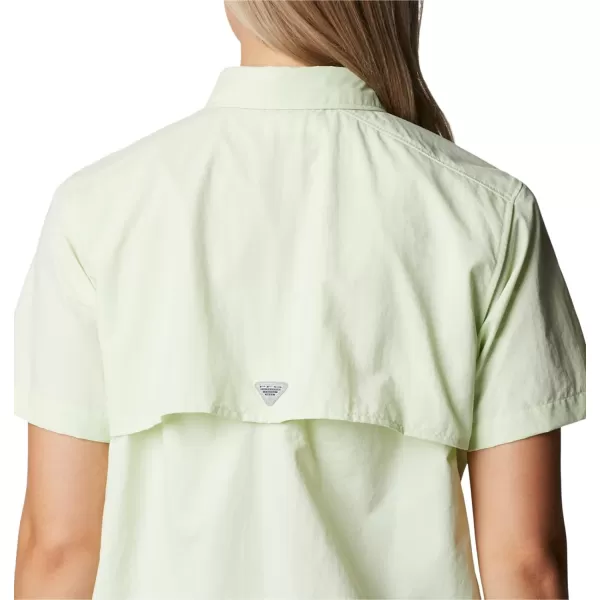 imageColumbia Womens PFG Bahama II UPF 30 Short Sleeve Fishing ShirtLight Lime