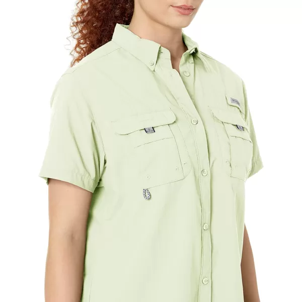 imageColumbia Womens PFG Bahama II UPF 30 Short Sleeve Fishing ShirtLight Lime