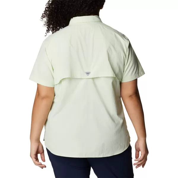 imageColumbia Womens PFG Bahama II UPF 30 Short Sleeve Fishing ShirtLight Lime