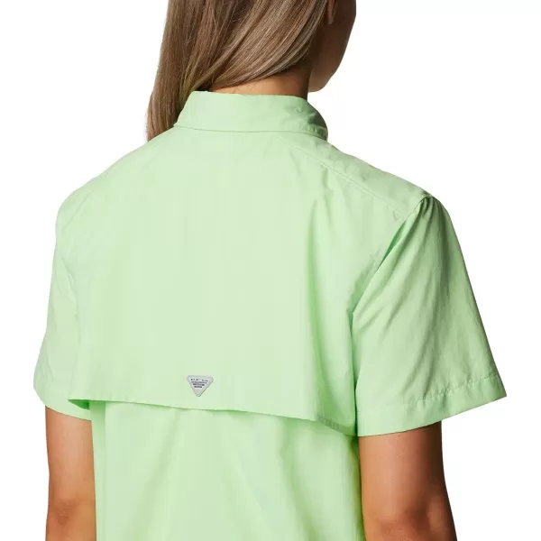 imageColumbia Womens PFG Bahama II UPF 30 Short Sleeve Fishing ShirtLime Glow