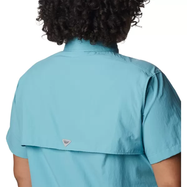 imageColumbia Womens PFG Bahama II UPF 30 Short Sleeve Fishing ShirtSea Wave