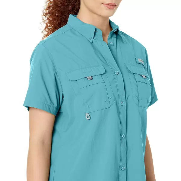 imageColumbia Womens PFG Bahama II UPF 30 Short Sleeve Fishing ShirtShasta