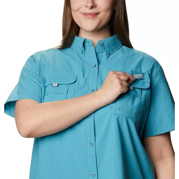 imageColumbia Womens PFG Bahama II UPF 30 Short Sleeve Fishing ShirtShasta