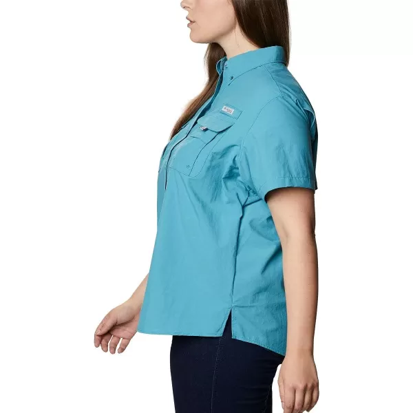 imageColumbia Womens PFG Bahama II UPF 30 Short Sleeve Fishing ShirtShasta