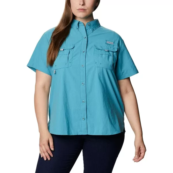 imageColumbia Womens PFG Bahama II UPF 30 Short Sleeve Fishing ShirtShasta