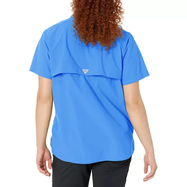 imageColumbia Womens PFG Bahama II UPF 30 Short Sleeve Fishing ShirtStormy Blue