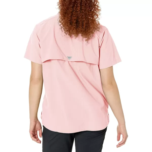 imageColumbia Womens PFG Bahama II UPF 30 Short Sleeve Fishing ShirtTiki Pink