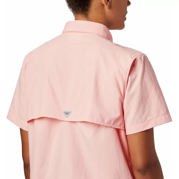 imageColumbia Womens PFG Bahama II UPF 30 Short Sleeve Fishing ShirtTiki Pink