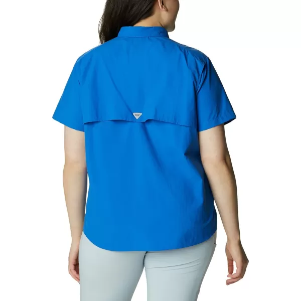 imageColumbia Womens PFG Bahama II UPF 30 Short Sleeve Fishing ShirtVivid Blue