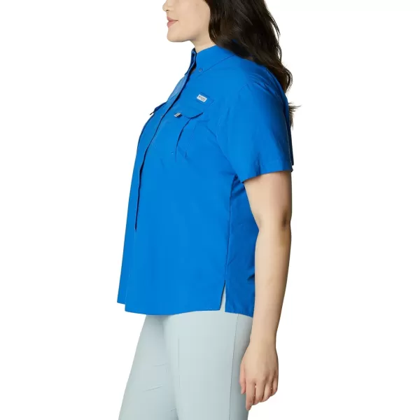 imageColumbia Womens PFG Bahama II UPF 30 Short Sleeve Fishing ShirtVivid Blue