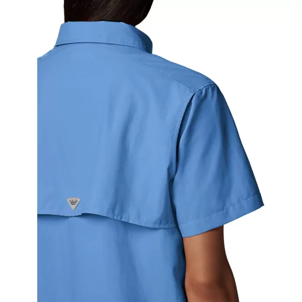 imageColumbia Womens PFG Bahama II UPF 30 Short Sleeve Fishing ShirtWhite Cap