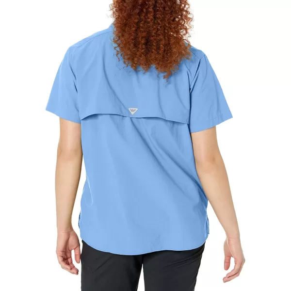 imageColumbia Womens PFG Bahama II UPF 30 Short Sleeve Fishing ShirtWhite Cap