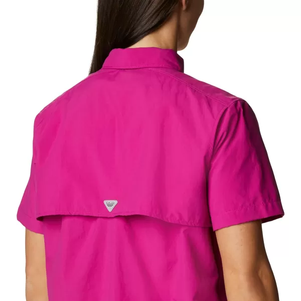 imageColumbia Womens PFG Bahama II UPF 30 Short Sleeve Fishing ShirtWild Fuchsia