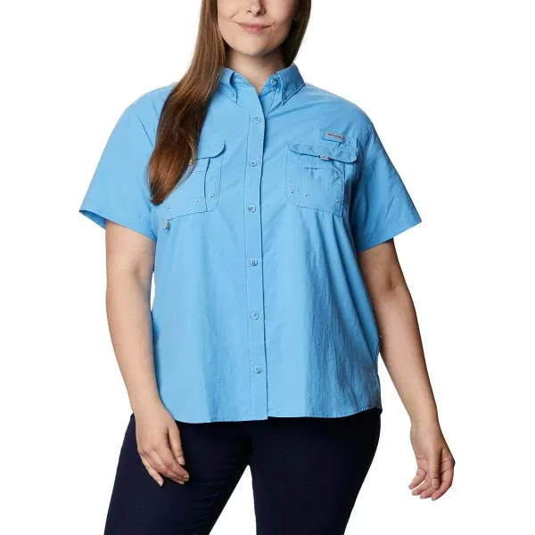 imageColumbia Womens PFG Bahama II UPF 30 Short Sleeve Fishing ShirtYacht