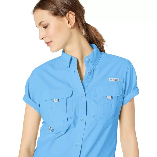 imageColumbia Womens PFG Bahama II UPF 30 Short Sleeve Fishing ShirtYacht