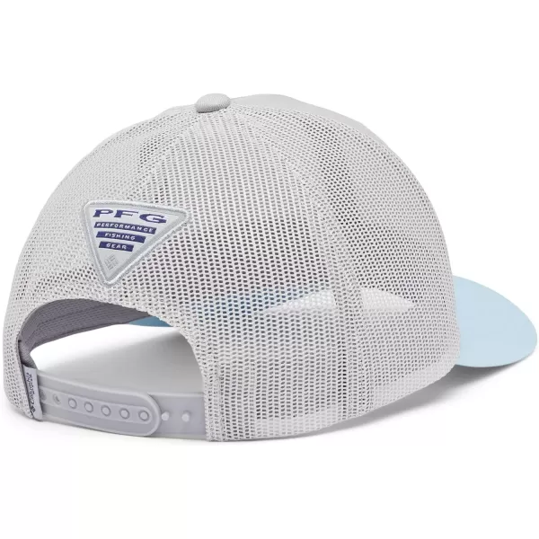 imageColumbia Womens PFG Fish Flag Snap BackCool GreySpring BlFish Friends Flag