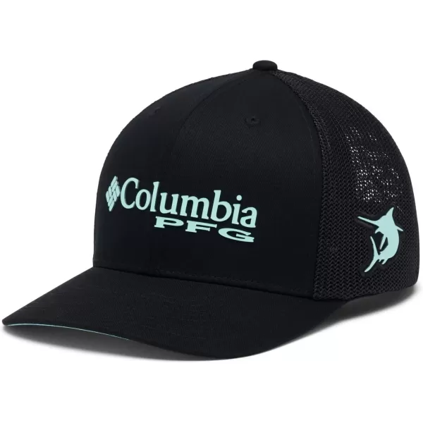 imageColumbia Womens PFG Logo Mesh Ball CapBlackGulf Stream