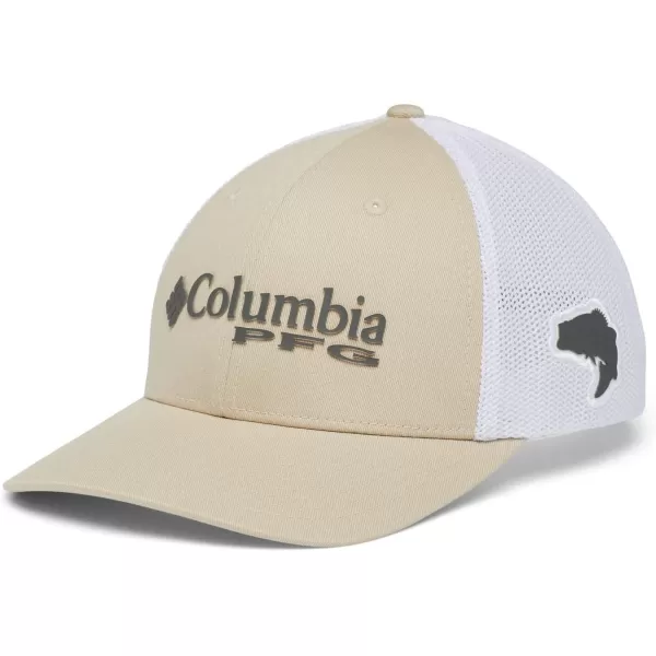imageColumbia Womens PFG Logo Mesh Ball CapFossilGrillWhiteBass