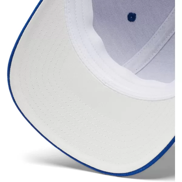 imageColumbia Womens PFG Logo Mesh Ball CapHigh CrownBlue Macaw White Marlin