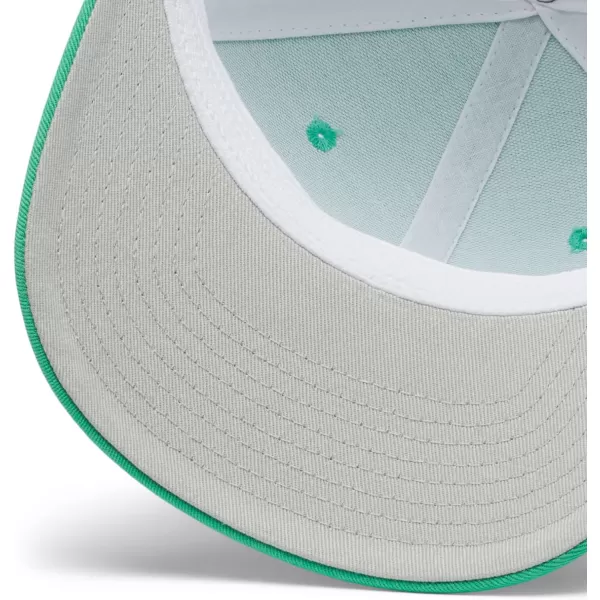 imageColumbia Womens PFG Logo Mesh Ball CapHigh CrownElectric Turquoise Cool Grey Hook