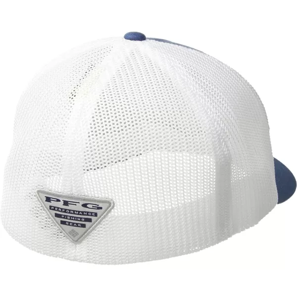 imageColumbia Womens PFG Logo Mesh Ball CapHigh CrownNight Tide Fish Flag