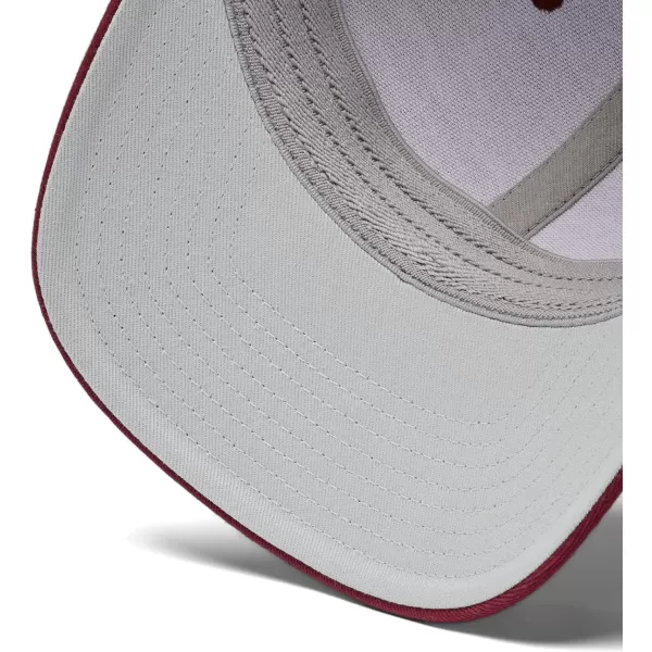 imageColumbia Womens PFG Logo Mesh Ball CapHigh CrownRed Jasper Cool Grey Redfish