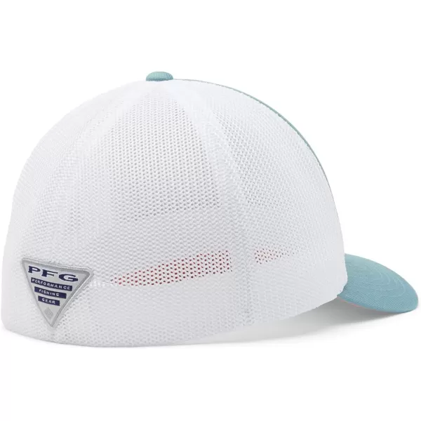 imageColumbia Womens PFG Logo Mesh Ball CapHigh CrownStorm Bright Nectar Bass