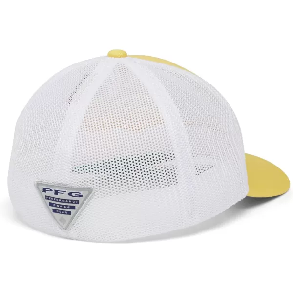 imageColumbia Womens PFG Logo Mesh Ball CapHigh CrownSun Glow Electric Turquoise Marlin