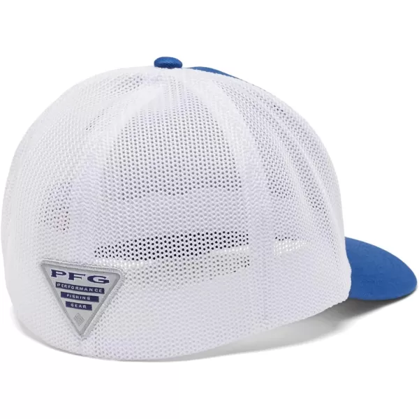 imageColumbia Womens PFG Logo Mesh Ball CapMountain BlueUs Flag