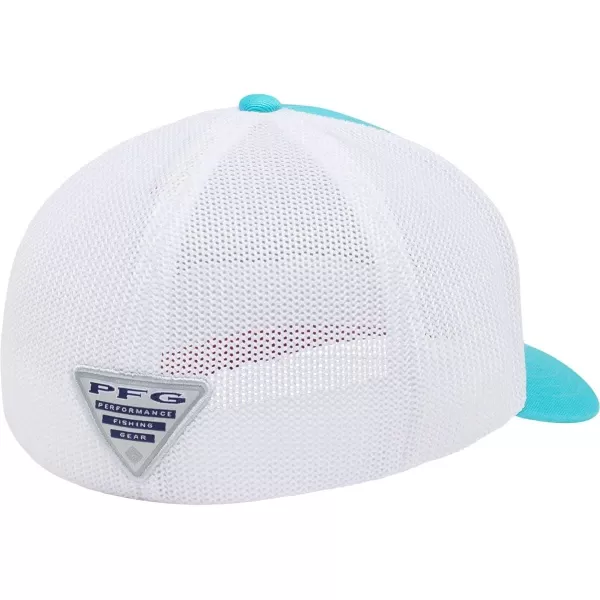 imageColumbia Womens PFG Logo Mesh Ball CapOcean TealCorange