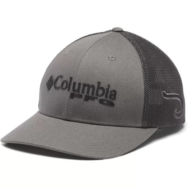 imageColumbia Womens PFG Logo Mesh Ball CapTitanium Black Hook