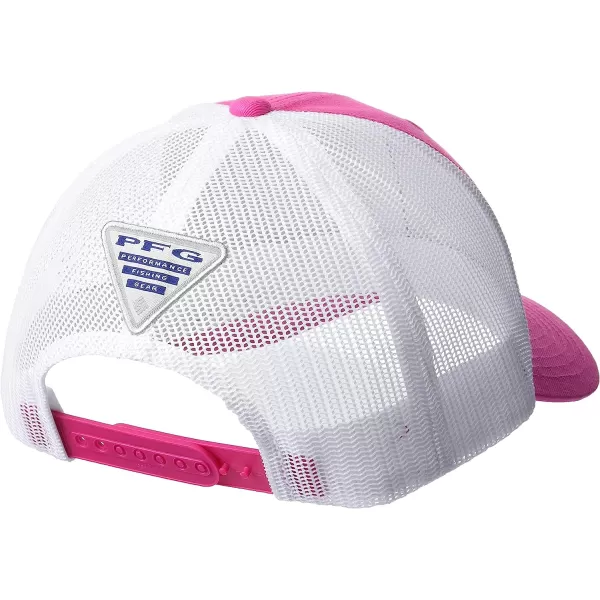 imageColumbia Womens PFG Mesh Ball CapUltra PinkWhitePfg Hooks