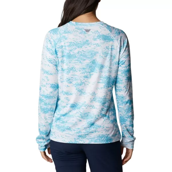 imageColumbia Womens PFG Super Tidal Tee Long Sleeve ShirtAtoll Pfg Camo Print