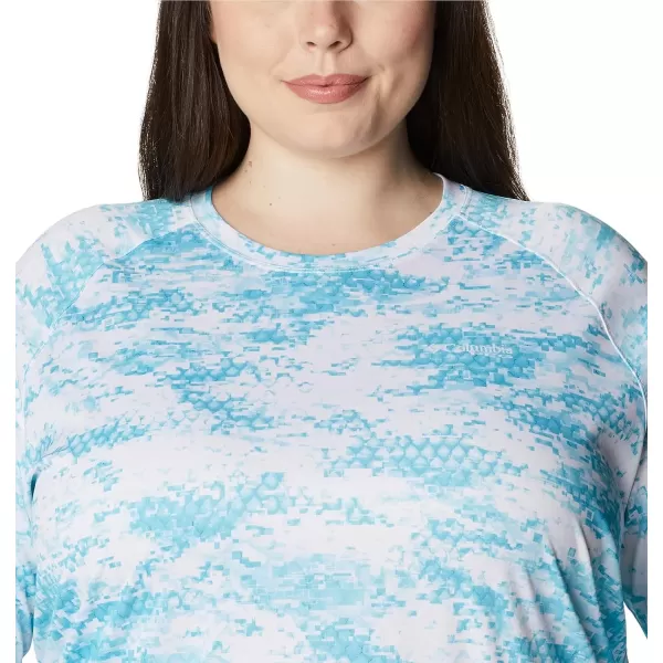 imageColumbia Womens PFG Super Tidal Tee Long Sleeve ShirtAtoll Pfg Camo Print