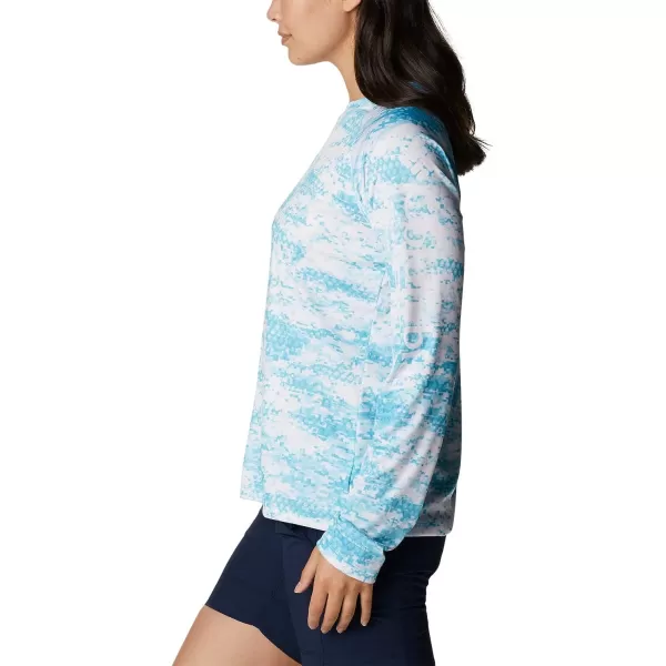 imageColumbia Womens PFG Super Tidal Tee Long Sleeve ShirtAtoll Pfg Camo Print