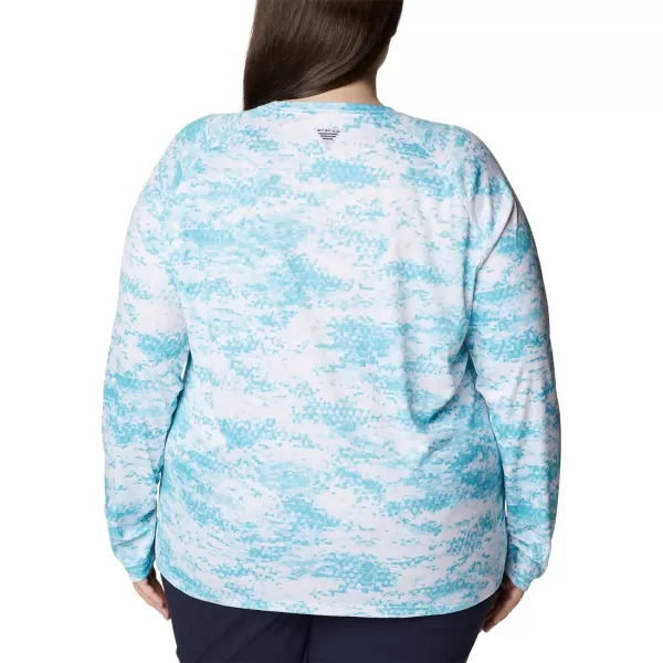 imageColumbia Womens PFG Super Tidal Tee Long Sleeve ShirtAtoll Pfg Camo Print