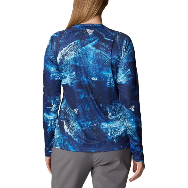 imageColumbia Womens PFG Super Tidal Tee Long Sleeve ShirtBlue Macaw Realtree Horizon