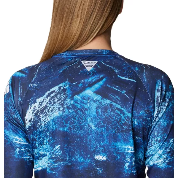 imageColumbia Womens PFG Super Tidal Tee Long Sleeve ShirtBlue Macaw Realtree Horizon