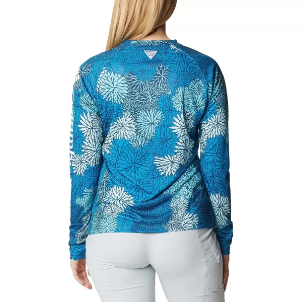 imageColumbia Womens PFG Super Tidal Tee Long Sleeve ShirtCarbon Anemones