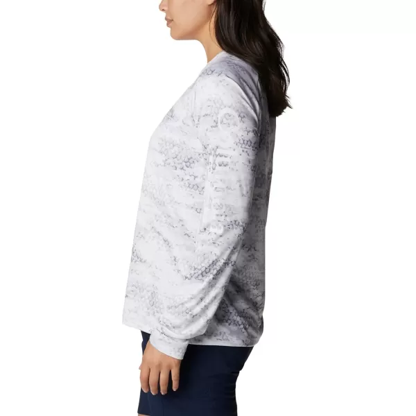 imageColumbia Womens PFG Super Tidal Tee Long Sleeve ShirtCool Grey Pfg Camo Print