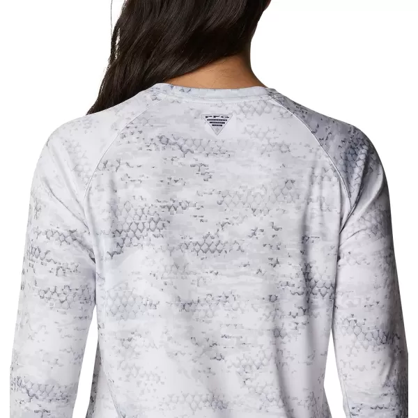 imageColumbia Womens PFG Super Tidal Tee Long Sleeve ShirtCool Grey Pfg Camo Print