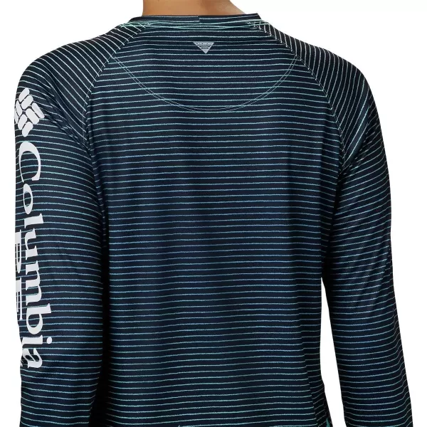 imageColumbia Womens PFG Super Tidal Tee Long Sleeve ShirtDolphin Wild Stripes Print
