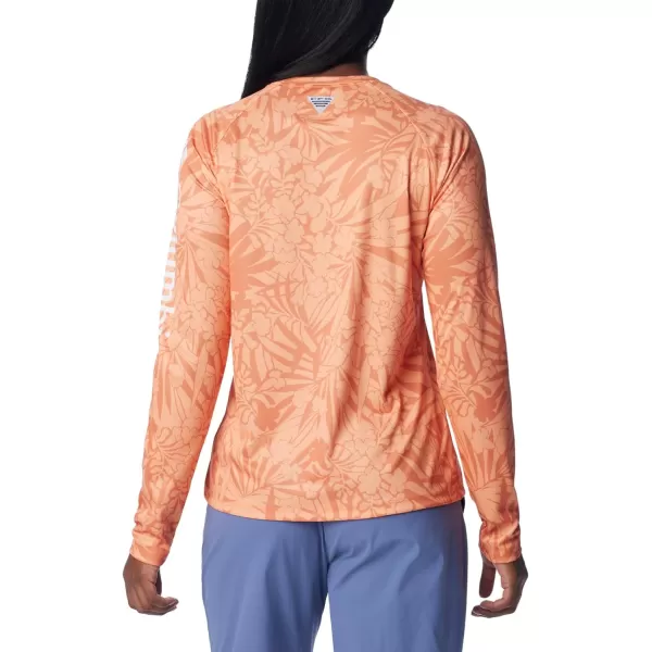 imageColumbia Womens PFG Super Tidal Tee Long Sleeve ShirtDusty Orange Tropictones