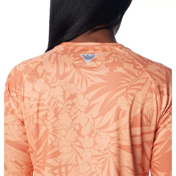 imageColumbia Womens PFG Super Tidal Tee Long Sleeve ShirtDusty Orange Tropictones