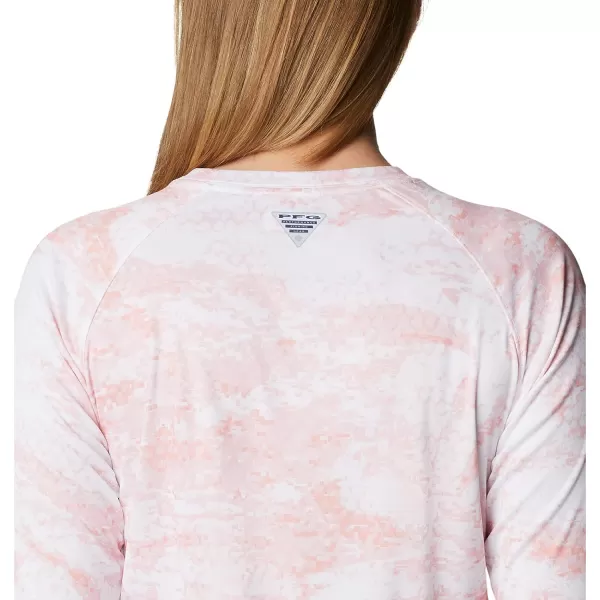 imageColumbia Womens PFG Super Tidal Tee Long Sleeve ShirtTiki Pink Pfg Camo Print