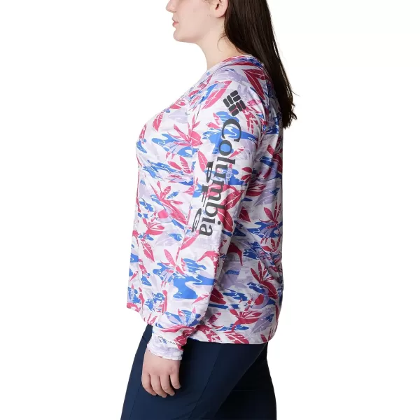 imageColumbia Womens PFG Super Tidal Tee Long Sleeve ShirtUltra Pink Shorebreak