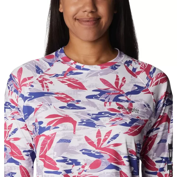 imageColumbia Womens PFG Super Tidal Tee Long Sleeve ShirtUltra Pink Shorebreak