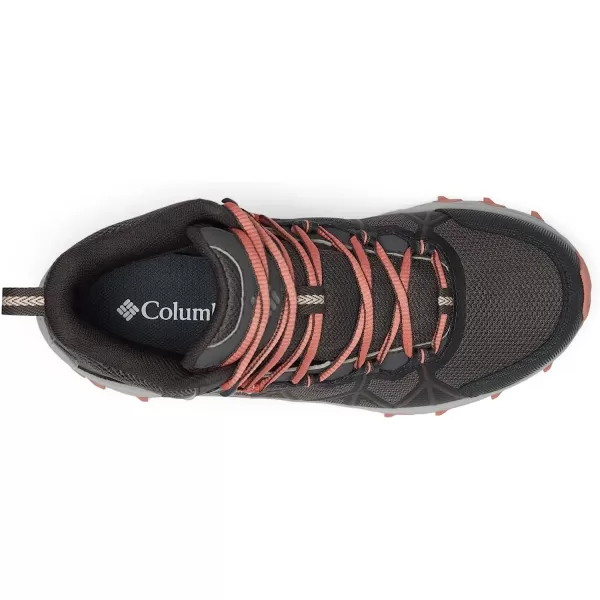 imageColumbia Womens Peakfreak Ii Mid Outdry Hiking ShoeDark GreyDark Coral